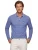 Lange mouw Plisy polo BOSS Green blauw 3-knoops