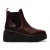 Fly London Dames Wijnrode HELY268 Chelsea Leren Enkellaarsjes met Platform Comfort