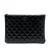 Tweedekans Medium Gequilted Patent Dubbelgestikte O Case Clutch