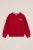WE Fashion – Jongens sweater met embroidery en print – Regular fit – Rood – Katoen –