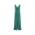 V-hals Jurk met Splitzoom Dames Haris Cotton Essentials