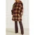 GUESS Marciano By  Rochelle Coat Camel And Dark Bourb