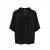 Blouse met puntkraag in crêpe dames Mat Fashion Airwashed