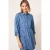 White Stuff Eva Embroidered Denim Tunic Mid Denim