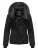 Marikoo dames gewatteerde winterjas Nadiraa met 2-in-1 design & capuchon