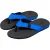 XQ Xq heren teenslippers ergonomisch antraciet/blauw
