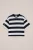 WE Fashion – Meisjes -shirt met streep – Oversized – Multikleur – Katoen –