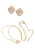 faina Sieraden set  goud / transparant