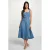 Morgan spijkerjurk medium blue denim
