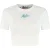 Malelions Women Signature Crop top | White
