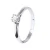 Solitaire Diamond 0,20 Cts 4 Claws White Gold 18 Karaat
