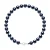 Armband Parels van het water Rank Sweet Ronde 6-7mm Black 925