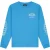 Malelions Junior Relaxed Lifestyle Longsleeve T-Shirt | Blue/White