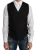 Dolce & Gabbana Mannen Zwarte Zijden Jurk Waistcoat