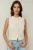 Aansluitende Crew Neck Gilet met Knopen Detail