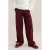 WE Fashion loose fit casual broek – donkerrood