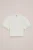 WE Fashion – Meisjes T-shirt met ballonmouwen – Regular fit – Gebroken wit – Katoen –