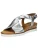 GABOR Sandalen met riem  zilver