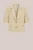 WE Fashion – Dames regular fit blazer met krijtstreep – Regular fit – Beige – Viscose –