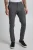Solid slim fit pantalon Frederic med grey