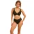 Freya high waist bikinibroekje Arizona Wave met lurex zwart