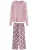 Next Pyjama  lichtlila / oudroze / donkerrood / wit