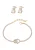faina Sieraden set  goud / transparant