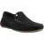 Hush Puppies Ralph Suède Leren Mannelijke Zwarte Instappers