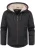 INDICODE JEANS Winterjas ‘ Kylian ‘  zwart