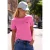 Shirt met ronde hals en geborduurd detail