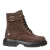 Floris van Bommel Bayli 02.00 suède veterboots met profielzool en panterprint – donkerbruin