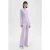 Theory Demitria Low-rise Pant In Good Wool Lilac Sky