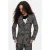 Desigual regular fit geruite blazer – grijs