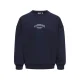 KIDS ONLY GIRL oversized gebreide sweater met backprint – donkerblauw