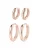 Hey Happiness Oorbellen ‘Balance Duo’  rose-goud