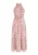 IZIA Zomerjurk  aqua / rood / wit