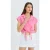 Crop Shirt met Strikdetail