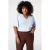 MS Mode top Plus Size – lichtblauw