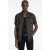 John Varvatos Florez Regular Fit Ss Stand Collar Shirt Soil