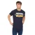 Crosshatch Heren Chevin T-Shirt (Marine)