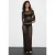 Stieglitz Knitted Crochet Dress Black