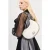 Karl Lagerfeld K/autograph Moon Shoulder Bag Cement