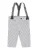 JACKY Broek  duifblauw / wit