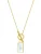 Hey Happiness Ketting ‘Shell T-Bar’  goud