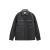 Anerkjendt regular fit overshirt met wol – antraciet