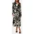 Forever New Janine Satin Midi Shirt Dress Dunstan Abstract