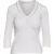 Top met ritsdetail V-hals