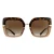 Dolce & Gabbana Zonnebril DG4373 325613 Top Havana On Transparent Bruin Bruin Verloop