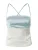 LENI KLUM x ABOUT YOU Top ‘Samantha’  lichtblauw / offwhite