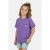 Little Cars T-shirt met backprint paars